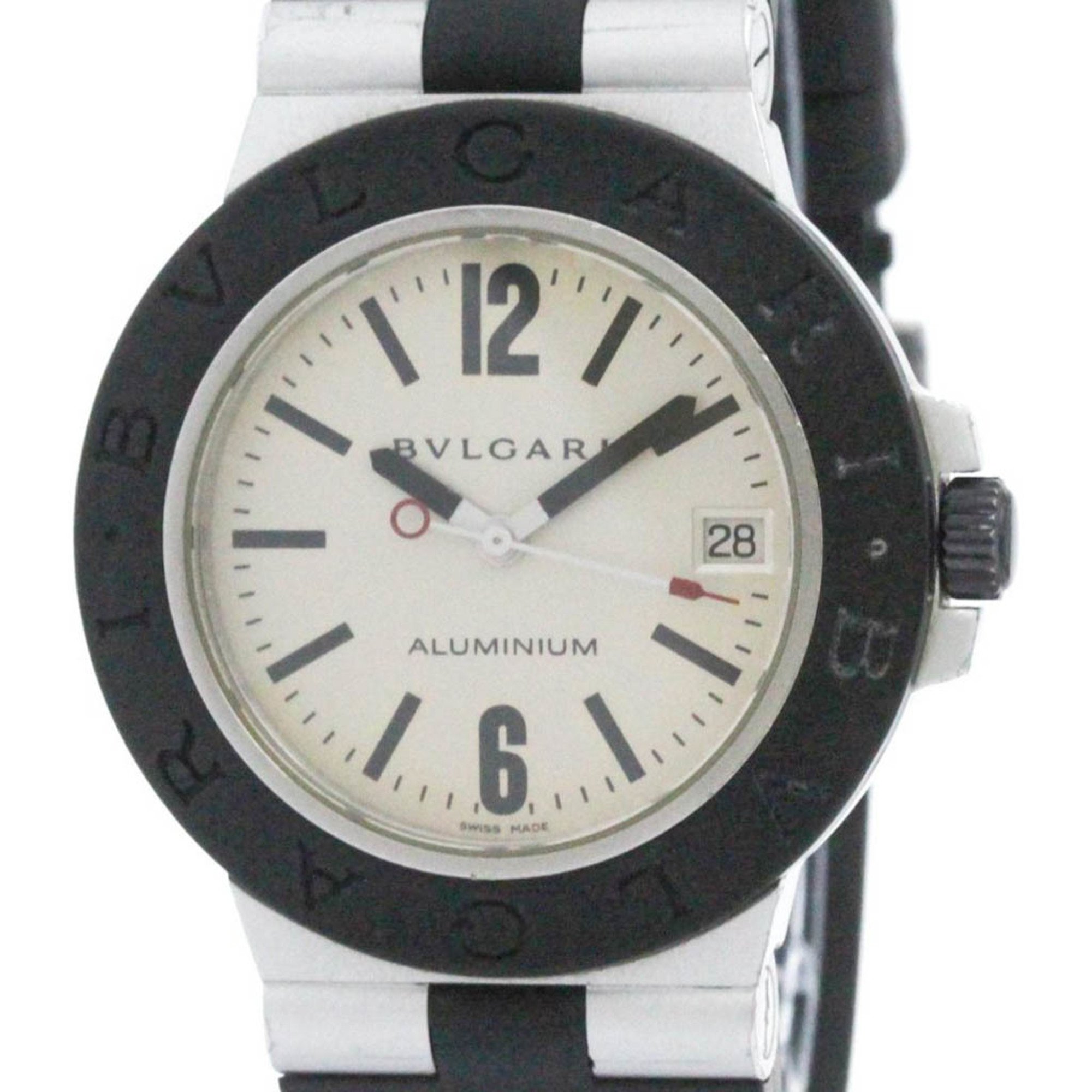 BVLGARI Alminium Rubber Automatic Mens Watch AL38A BF572573