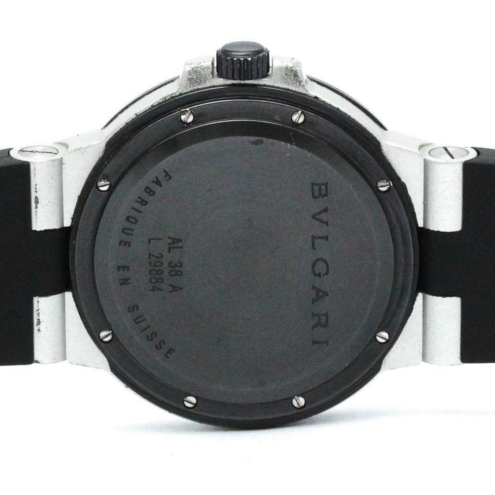 BVLGARI Alminium Rubber Automatic Mens Watch AL38A BF572573