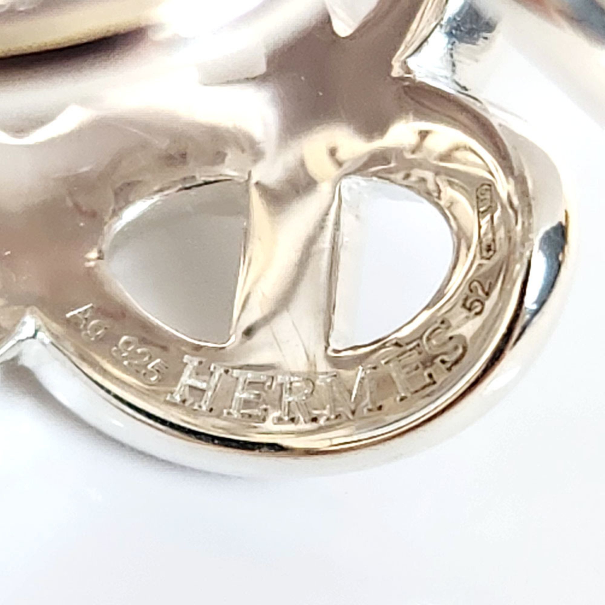 Hermes HERMES Chaine d'Ancre Anchaîne GM Ring Silver Ag925 Stamp (Sterling 925) Women's #52