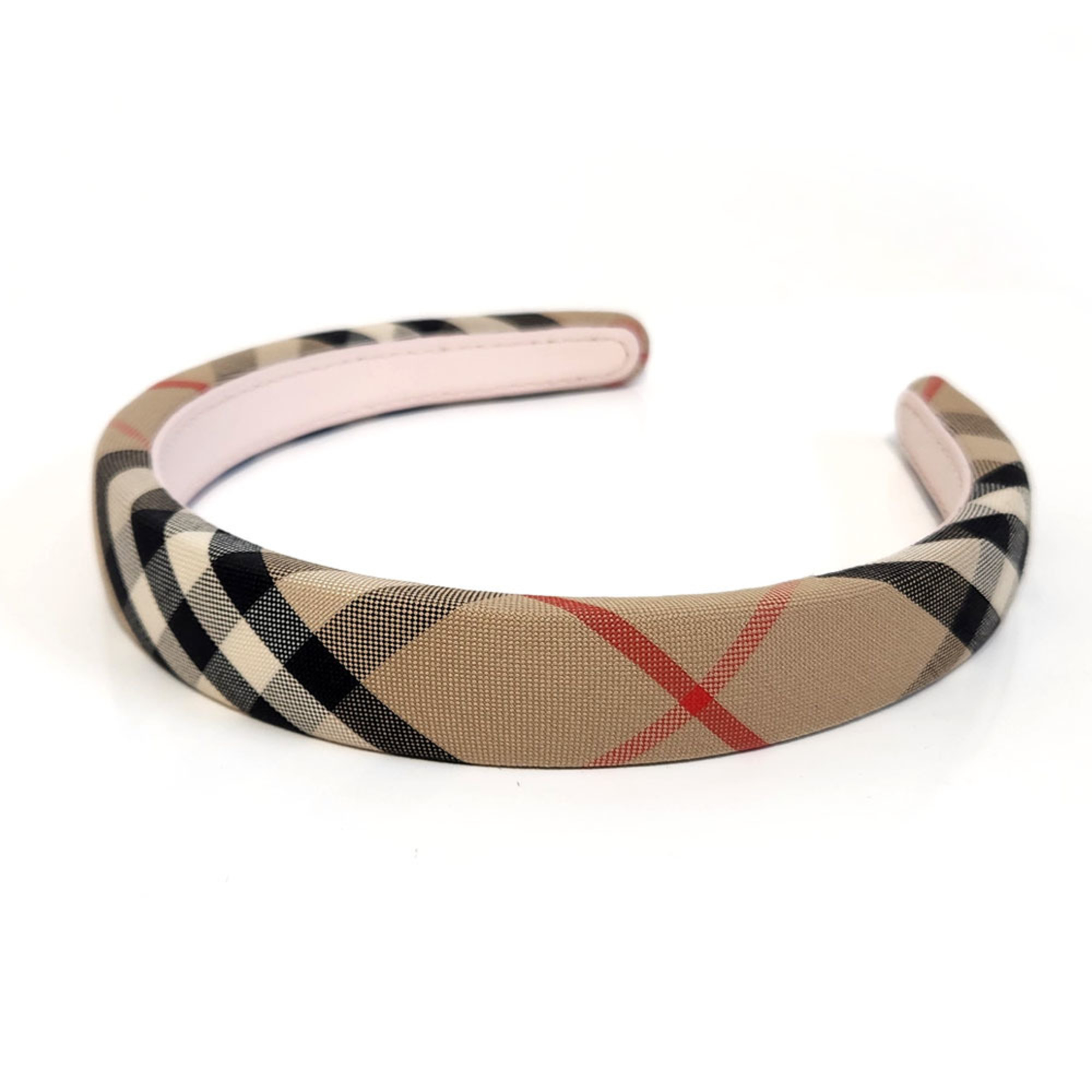 Burberry Headband 8034277 Beige Nylon Hair Women's