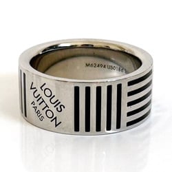 Louis Vuitton LOUISVUITTON Damier Colors Ring M62494 Silver Black Ag925 Stamp (Sterling 925) Men's 2