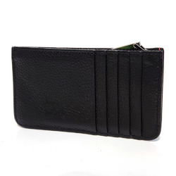 Christian Louboutin Panettone Fragment Case Black Leather Studs Wallet/Coin Coin Purse Business Card Case/Card Women's Men's