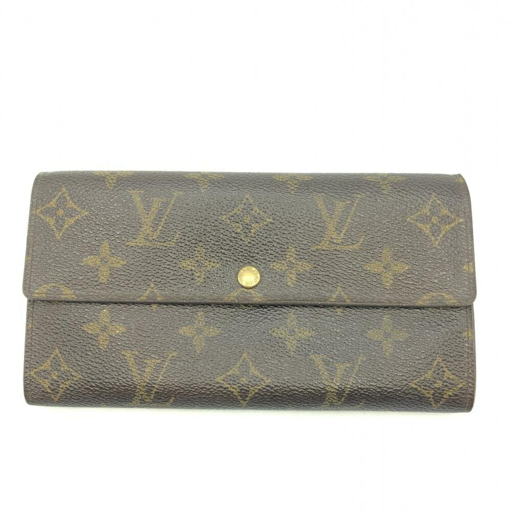 LOUIS VUITTON Monogram Porte Monnaie Credit M61724 Louis Vuitton