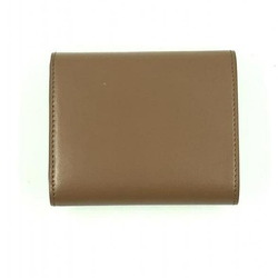 CELINE Triomphe Small Flap Wallet Brown R-A Celine