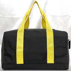 Prada Boston Bag Luna Rossa Black Yellow Sports AVC002 ec-20716 America's Cup 36th Nylon PRADA 2 Nights 3 Days Unisex