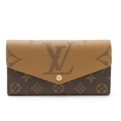 LOUIS VUITTON Louis Vuitton Monogram Giant Portefeuille Sarah Bi-fold Long Wallet M80726