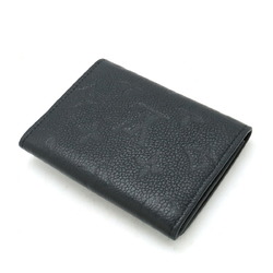 LOUIS VUITTON Louis Vuitton Monogram Empreinte Envelope Carte de Visite Card Case Business Holder Noir Black M58456