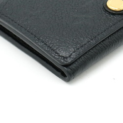 LOUIS VUITTON Louis Vuitton Monogram Empreinte Envelope Carte de Visite Card Case Business Holder Noir Black M58456