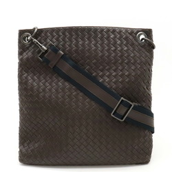 BOTTEGA VENETA Bottega Veneta Intrecciato Shoulder Bag Dark Brown 161623