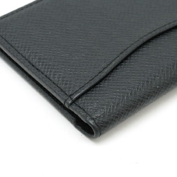 LOUIS VUITTON Taiga Organizer De Poche Card Case Business Holder Leather Ardoise Black M30512