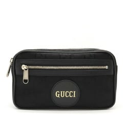 GUCCI Gucci Off The Grid Belt Bag Body Waist Nylon Canvas Leather Black 631341