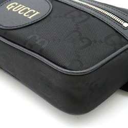 GUCCI Gucci Off The Grid Belt Bag Body Waist Nylon Canvas Leather Black 631341