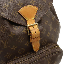 LOUIS VUITTON Louis Vuitton Monogram Montsouris GM Rucksack Backpack Shoulder Bag M51135