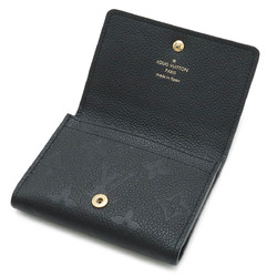 LOUIS VUITTON Louis Vuitton Monogram Empreinte Envelope Carte de Visite Card Case Business Holder Noir Black M58456