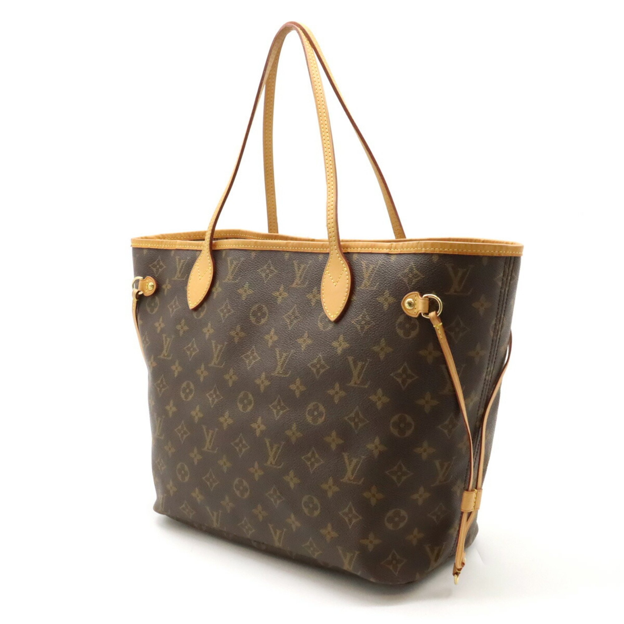 LOUIS VUITTON Louis Vuitton Monogram Neverfull MM Tote Bag Shoulder M40156