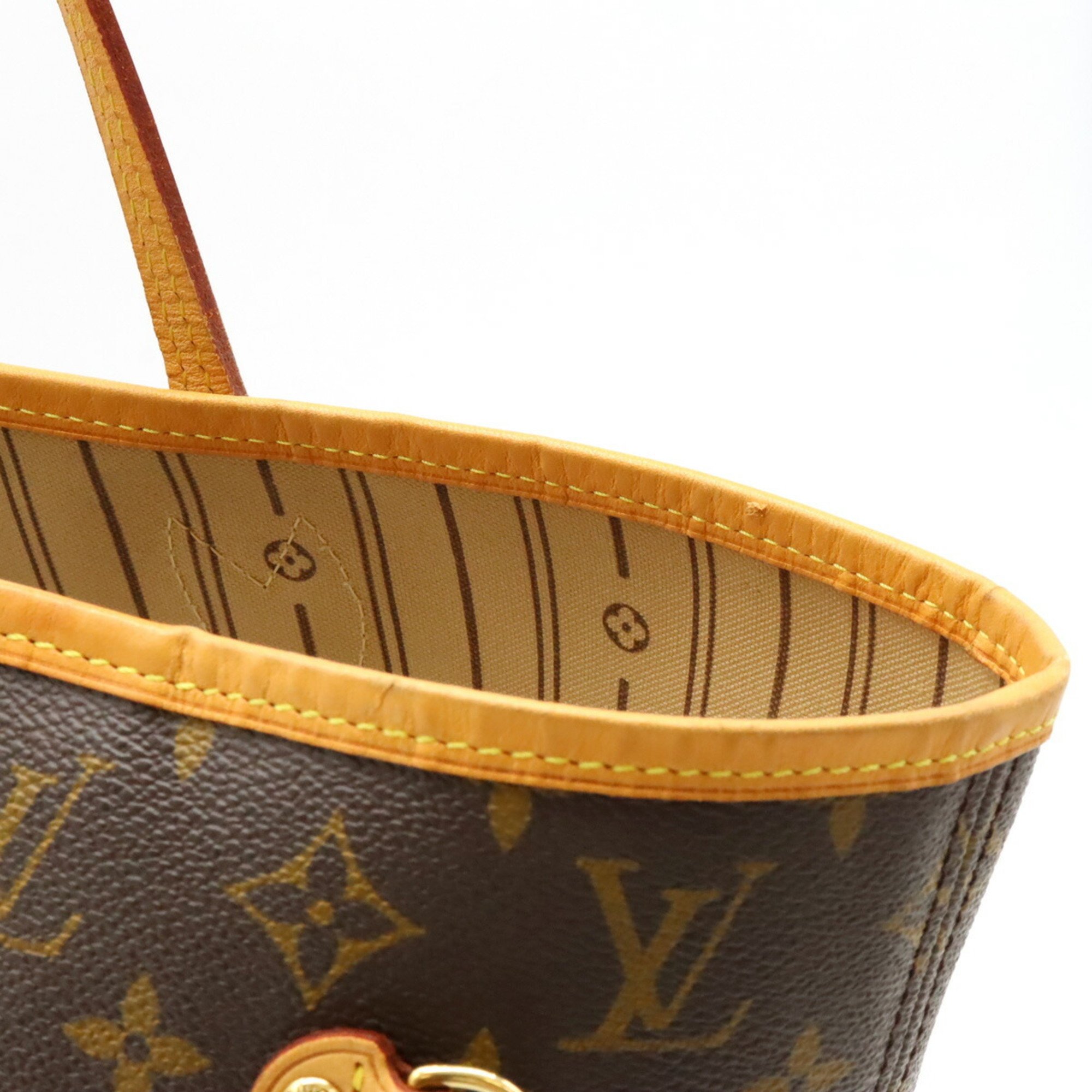 LOUIS VUITTON Louis Vuitton Monogram Neverfull MM Tote Bag Shoulder M40156