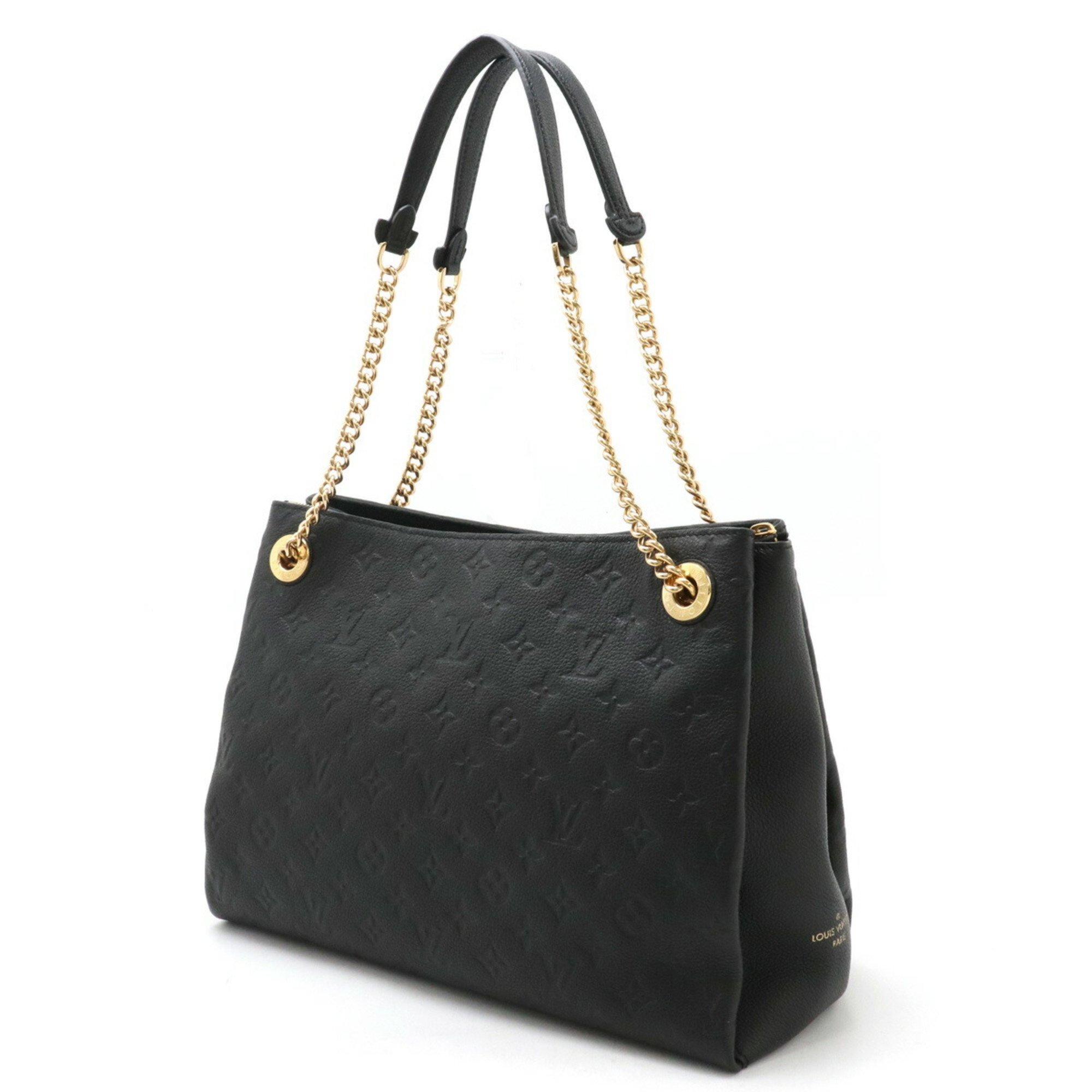 LOUIS VUITTON Louis Vuitton Monogram Empreinte Surenne MM Chain Shoulder Tote Bag Noir Black M43758