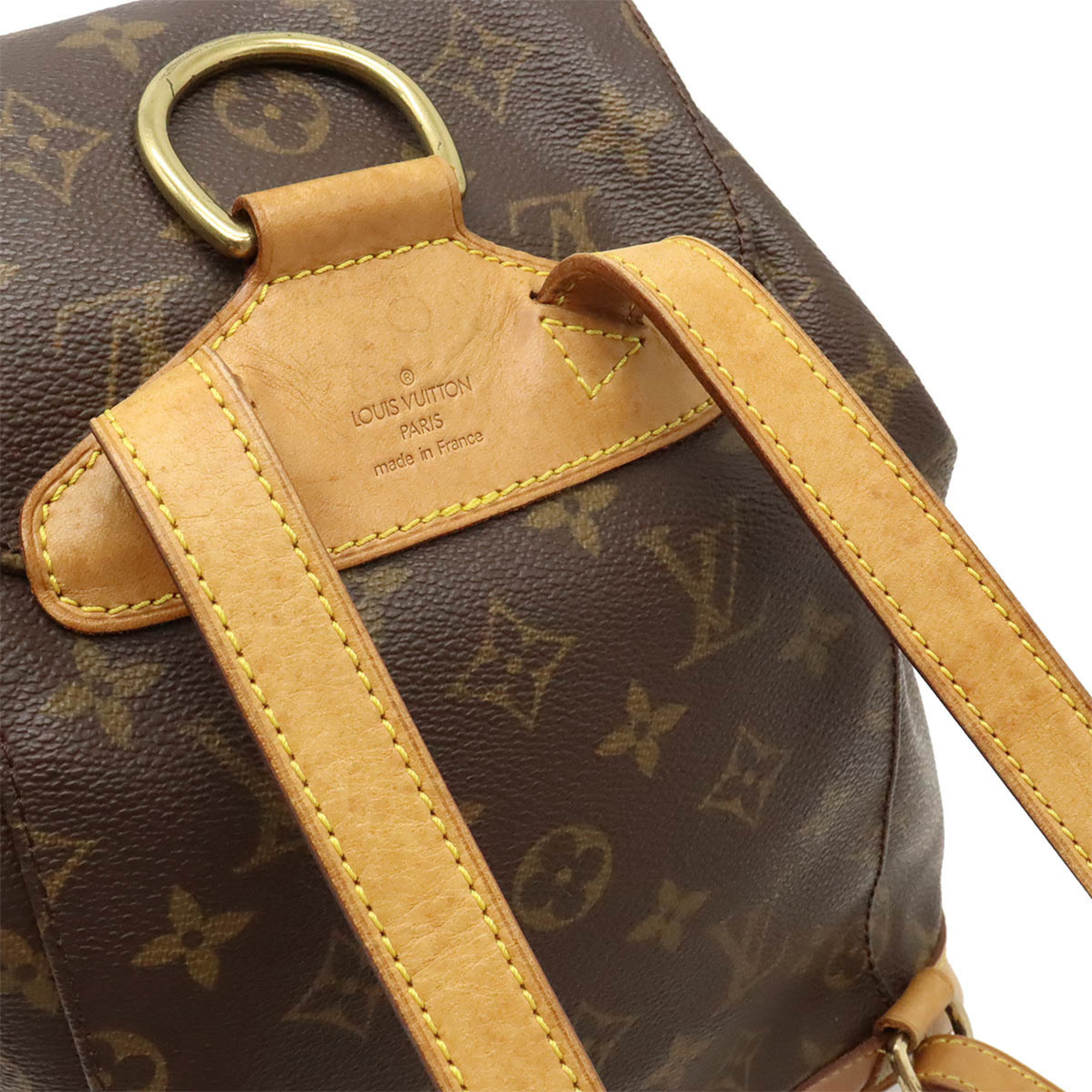 LOUIS VUITTON Louis Vuitton Monogram Montsouris MM Rucksack Backpack Shoulder Bag M51136