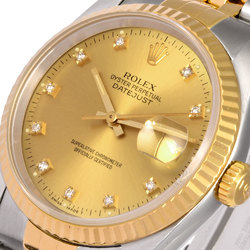 Rolex ROLEX 16233G Datejust C Series Automatic Champagne Dial 10P Diamond Index SS x YG Men's Watch