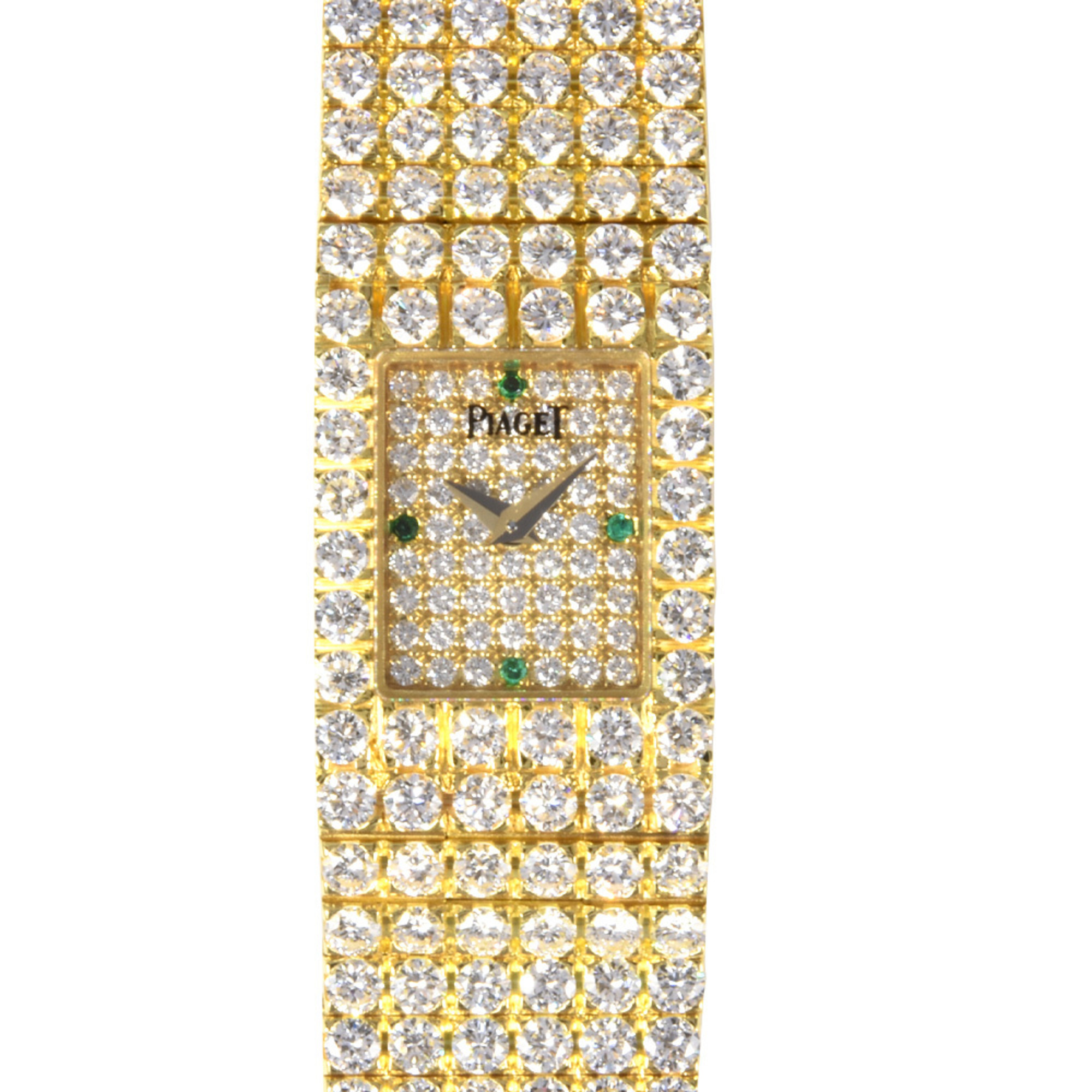 Piaget 15201 C626 Tradition Watch Quartz Diamond Dial Full Ladies