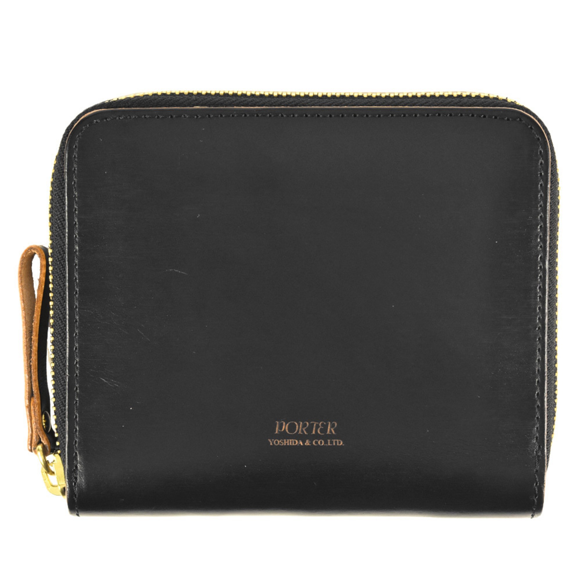 PORTER Film Wallet Bi-fold Leather Black