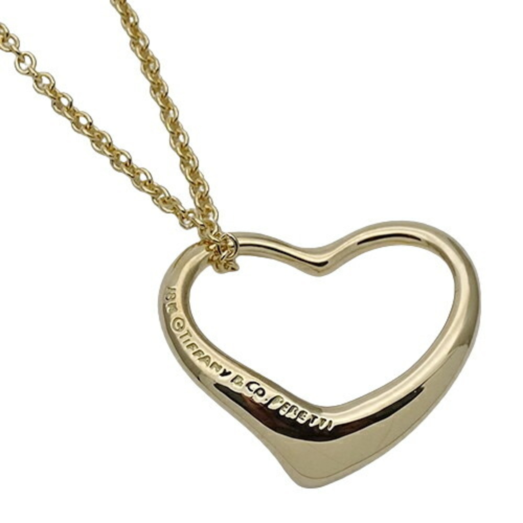 Tiffany & Co. Necklace for Women, 750YG Elsa Peretti Heart, Yellow Gold, Polished