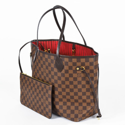 Louis Vuitton Neverfull MM Tote Bag Damier Ebene N41358 Cerise GI0230 RFID (IC chip) built-in