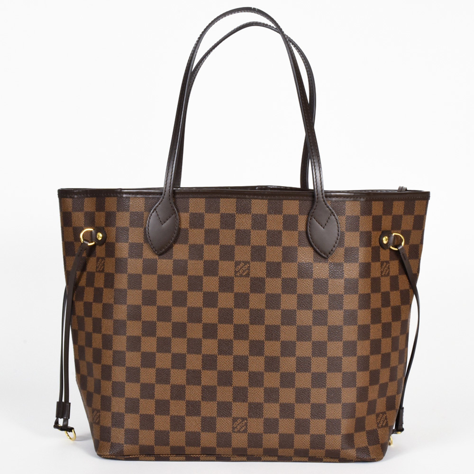 Louis Vuitton Neverfull MM Tote Bag Damier Ebene N41358 Cerise GI0230 RFID (IC chip) built-in