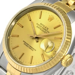 Rolex ROLEX 16233 Datejust L-serial number watch automatic winding champagne dial SS x YG men's