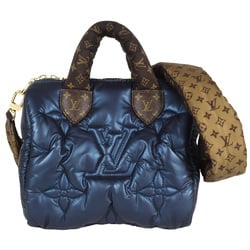 Louis Vuitton LV Pillow Speedy Bandouliere 25 Boston Bag Nylon M21061 Navy RFID (IC chip) built-in handbag shoulder bag