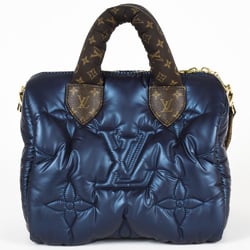 Louis Vuitton LV Pillow Speedy Bandouliere 25 Boston Bag Nylon M21061 Navy RFID (IC chip) built-in handbag shoulder bag