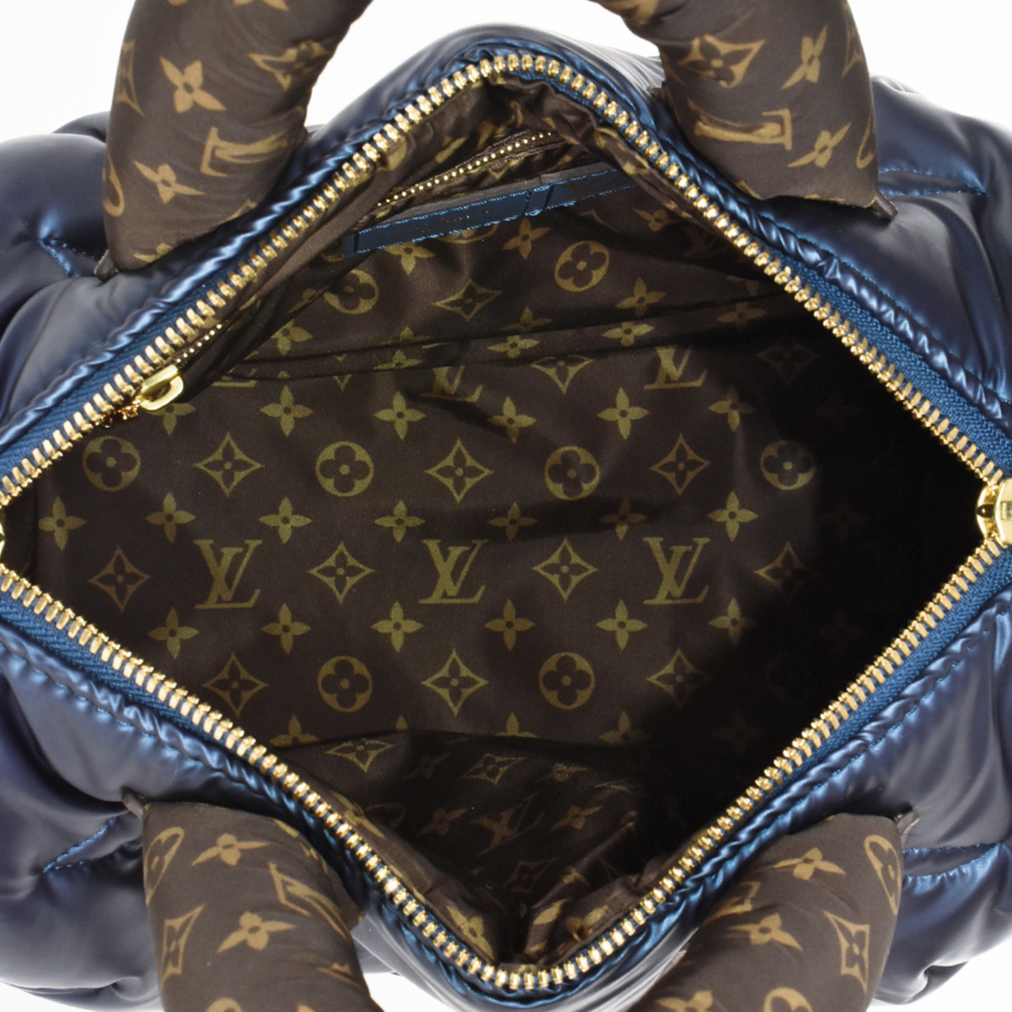 Louis Vuitton LV Pillow Speedy Bandouliere 25 Boston Bag Nylon M21061 Navy RFID (IC chip) built-in handbag shoulder bag