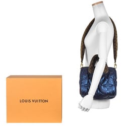 Louis Vuitton LV Pillow Speedy Bandouliere 25 Boston Bag Nylon M21061 Navy RFID (IC chip) built-in handbag shoulder bag