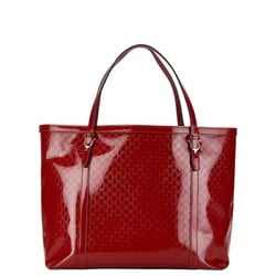 Gucci Micro Guccissima Handbag Tote Bag 309613 Red Enamel Women's GUCCI
