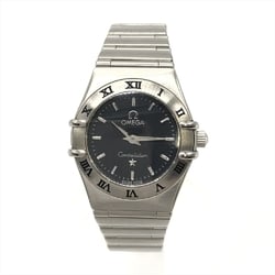 OMEGA Constellation Watch Quartz Black Dial