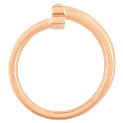 Tiffany & Co. T One Ring, Diamond, Size 7, K18 Rose Gold, Women's