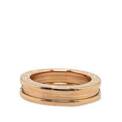 BVLGARI B.zero1 Ring #50 K18PG Pink Gold Women's