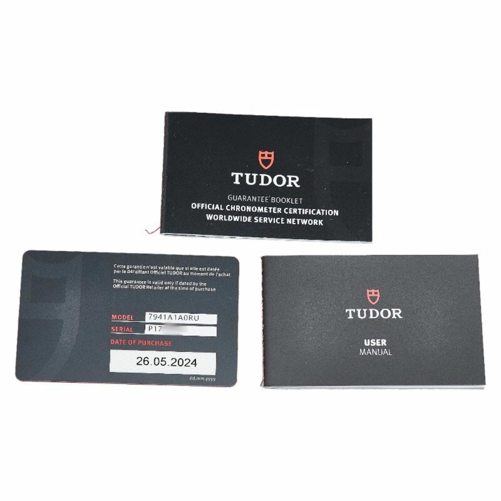 Tudor Black Bay Watch 7941A1A0RU Automatic Dial Stainless Steel Rubber Men's TUDOR