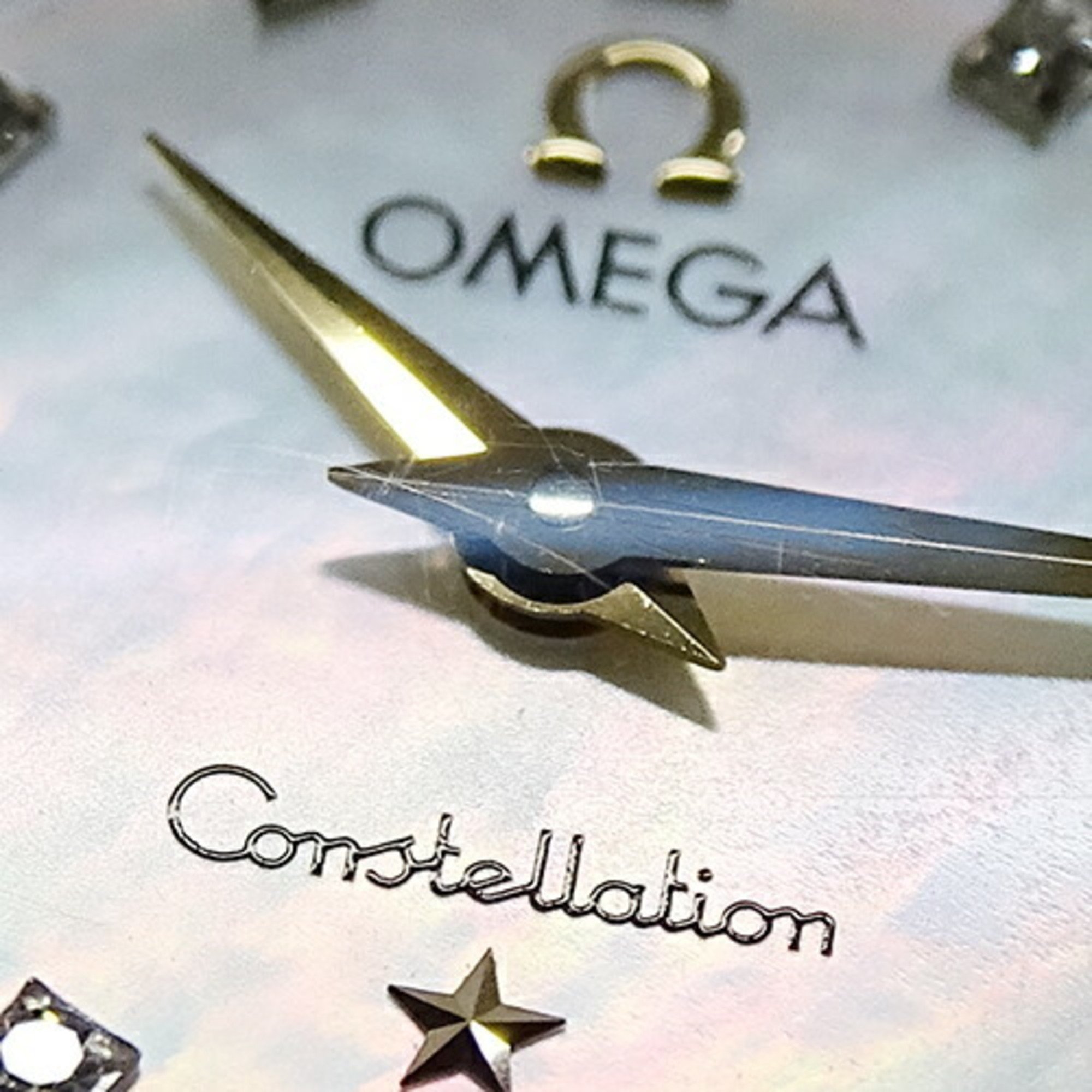 OMEGA Constellation 1167.75.00 Ladies' Watch Diamond Shell Quartz 750YG Solid Gold Polished