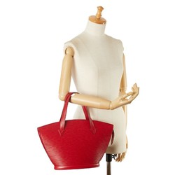 Louis Vuitton Epi Saint Jacques Shoulder Bag Tote M52267 Castilian Red Leather Women's LOUIS VUITTON