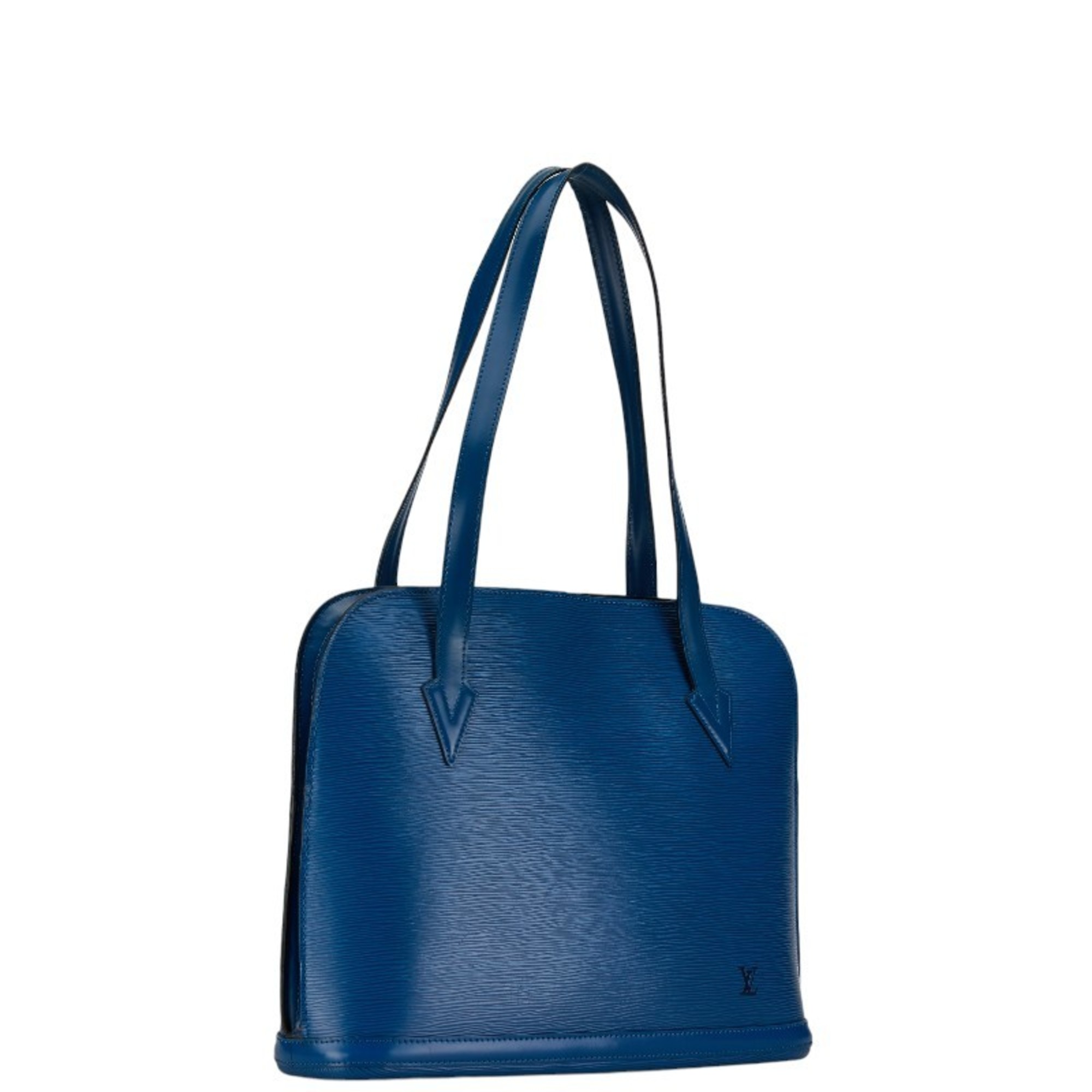 Louis Vuitton Epi Lussac Tote Bag Handbag M52285 Toledo Blue Leather Women's LOUIS VUITTON