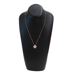 Van Cleef & Arpels Alhambra Necklace for Women, 2015 Xmas Limited Edition, Holiday, 750PG, Diamond, Sable, Pink Gold, Polished