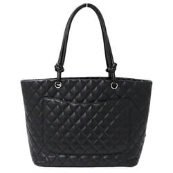 CHANEL Bag Cambon Women's Tote Leather Black