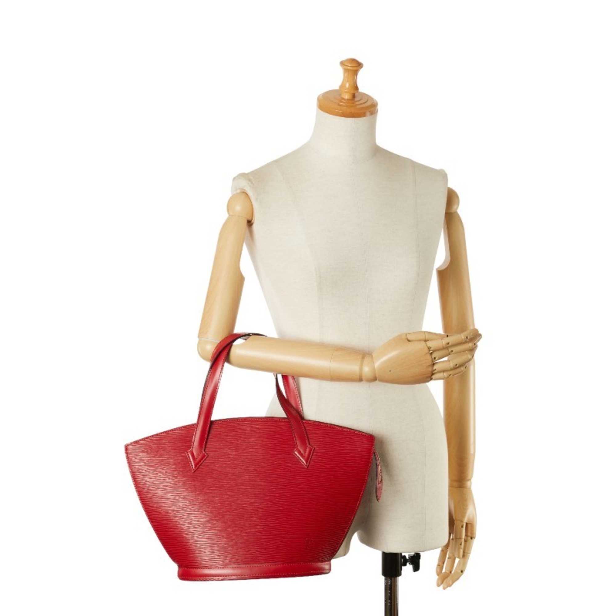 Louis Vuitton Epi Saint Jacques Tote Bag M52277 Castilian Red Leather Women's LOUIS VUITTON