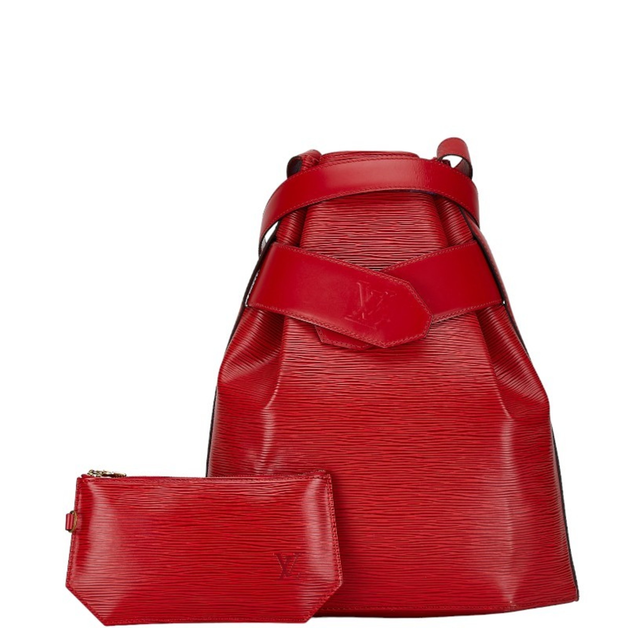 Louis Vuitton Epi Sac de Paul GM Shoulder Bag M80197 Castilian Red Leather Women's LOUIS VUITTON