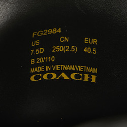 Coach Driving Size: 7.5D Black Leather Women's COACH