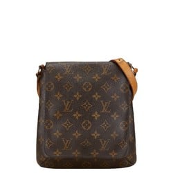 Louis Vuitton Monogram Musette Salsa Short Handbag M51258 Brown PVC Leather Women's LOUIS VUITTON