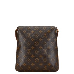 Louis Vuitton Monogram Musette Salsa Short Handbag M51258 Brown PVC Leather Women's LOUIS VUITTON