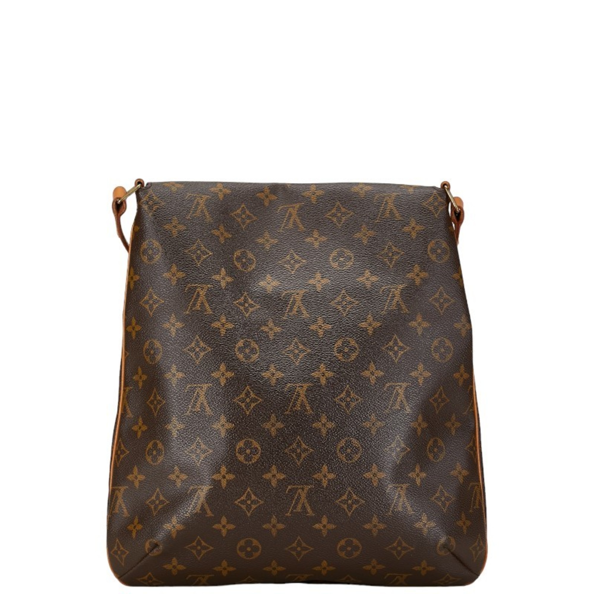 Louis Vuitton Monogram Musette Shoulder Bag M51256 Brown PVC Leather Women's LOUIS VUITTON