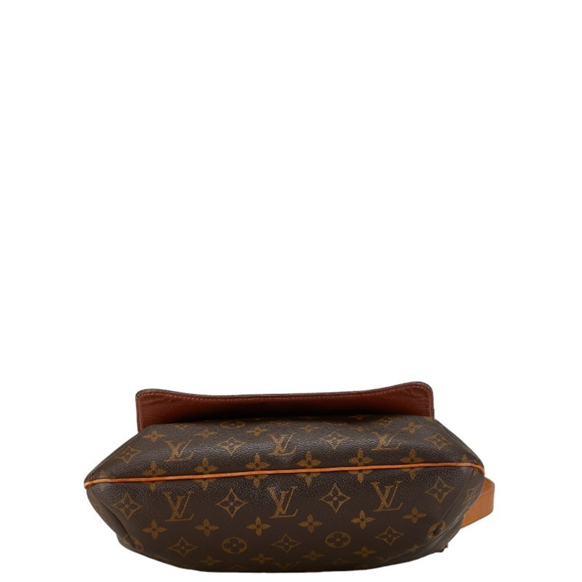 Louis Vuitton Monogram Musette Shoulder Bag M51256 Brown PVC Leather Women's LOUIS VUITTON